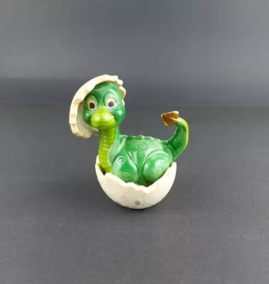 Vintage Baby Green Dragon Hatching From Egg Figurine Statue Ceramic Porcelain 4  • $13.64