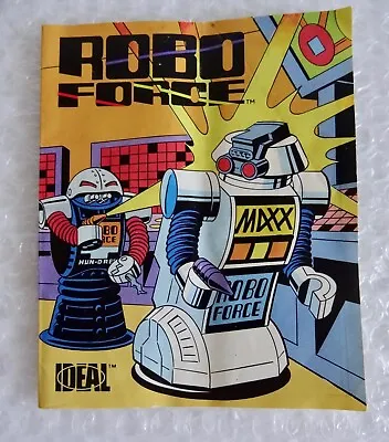 IDEAL MAXX STEELE ROBO FORCE ROBOT TOY TRADE CATALOG COMIC VINTAGE 1984 Neocurio • $4