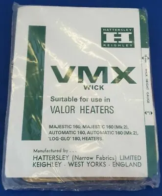 VALOR VMX Heater Wick Majestic 160 180 MK2 LOG-GLO  • £4.99