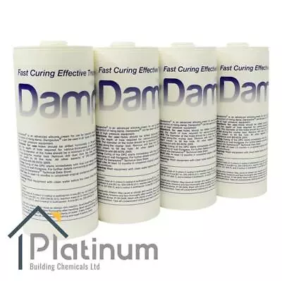 DAMPSOLVE Damp Proof Injection Cream 4 X 1L | DPC Course Rising Damp Treatment • £69