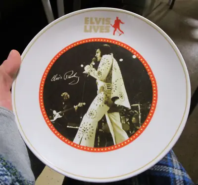 ELVIS PRESLEY 8  Collector's Plate -- Elvis Lives! Licensed EPE Product EX/NM • $4.99