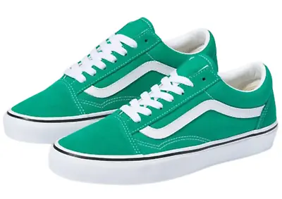 Vans Old Skool Canvas Casual Sneakers Shoes Skateboard - Pepper Green/White • $99