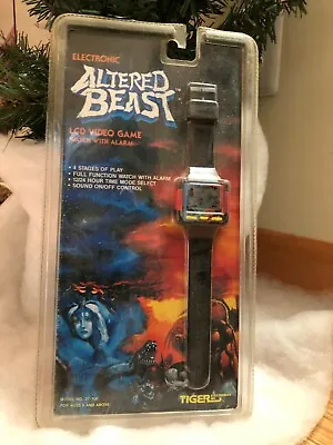 Tiger ALTERED BEAST Vintage Electronic  Arcade Video Game LCD WATCH SEALED • $470.16