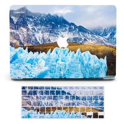 Polar Iceberg Case For Macbook M2 Pro 16 14 15 13 Air 11 12 Inch +Keyboard Cover • £25.18