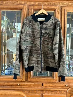 KING OF THE MOUNTAIN / OMNITHERM Vintage VIRGIN WOOL Camouflage Coat Jacket • $150