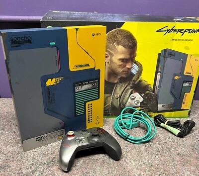 $399.95 • Buy Cyber Punk 2077 Limited Edition Xbox One X Console & Controller Working