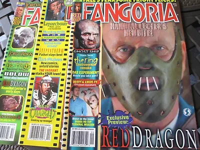 Lot 3 Fangoria Magazines- Movie Make-Up Horror- All Very Good# 111/ 216/ 217 • $35