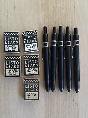 Vintage Listo Leads (black) & Vintage Listo 1620 Grease Pencils / China Markers • $14.49
