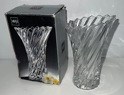 Mikasa Bud Vase 5  Vision Crystal Clear Japan • $9.99