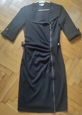 Mandarin Women Lovely Stylish Black Dress UK 8 In Vgc • £9.99