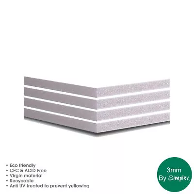 A2 White Foam Board 3MM 15 Sheets Per Pack • £22.99