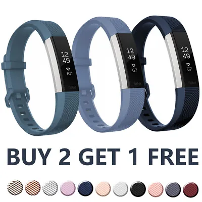 Adjustable Strap Sport Bracelet Accessories Silicone For Fitbit Alta HR Band • $7.30