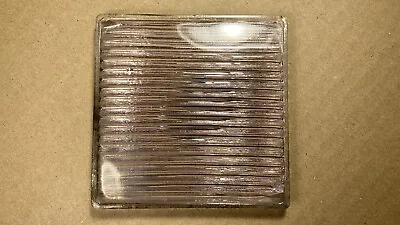 1 Antique 4  Glass Prism Tile Square Pane Window Leaded Luxfer Lavender Glass • $14.50