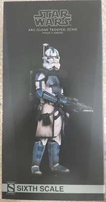 Star Wars Side Show ARC Clone Trooper Fives Phase II Armor  Echo 1/6 Figure • $1160.08