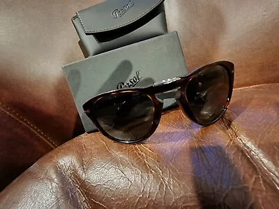 $86 • Buy Persol 714 54 24/31 Dark Havana Sunglasses Sole Pieghevole Folding Avana Scuro