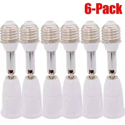 E26 E27 To E26 E27 Light Bulb Socket Converter Adjustable Lamp Extender Holder • $21.99