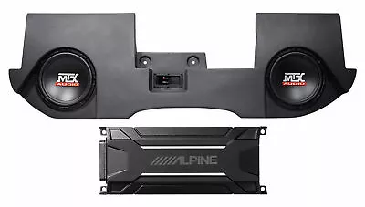 (2) 10  MTX Subwoofers+Enclosure+Alpine Amp For 2002-16 Dodge Ram Quad/Crew Cab • $824.90