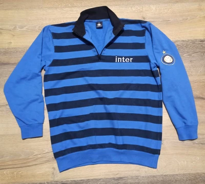 $34.80 • Buy INTER MILAN FOOTBALL SOCCER JACKET 1/4 ZIP TRACK TOP MENS Size S