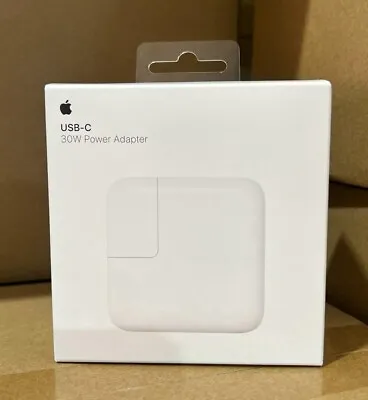 Genuine Apple 30W USB-C MacBook/iPhone/iPad Pro UK Wall Charger Power Adapter • £24.99