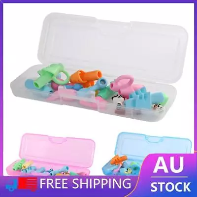 Kids Writing Pencil Holder Children Learning Practise Pen Aid Grip Tools Set • $11.09