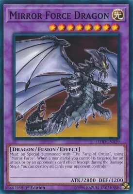 Mirror Force Dragon - LEDD-ENA39 - Common - 1st Edition X3 - Near Mint • $2.13