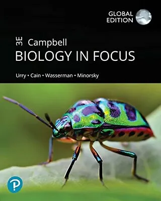 Campbell Biology In Focus Global Edition By Steven Wasserman Michael Cain... • £49.90