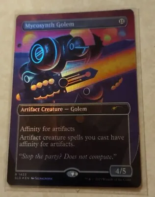 MTG | Secret Lair | Mycosynth Golem |Rainbow Foil  IN HAND • $34.99