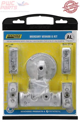 Mercury Verado L6 200-400HP Aluminum Anode Kit Salt & Brackish Water 95121 SCP • $49.95