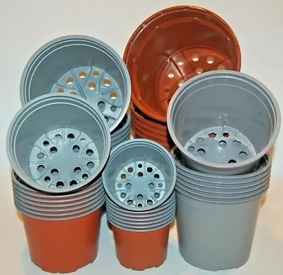 £43.99 • Buy Round Plastic Plant Pots, Thermoformed Plastic Pot, Round Pots,