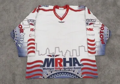 Michigan Roller Hockey Association Game Used Hockey Jersey Size Medium Tour • $94.99