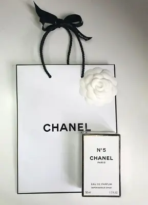 Chanel No. 5 EDP 50ml Eau De Parfum Spray With Gift Bag NIP Sealed • £80