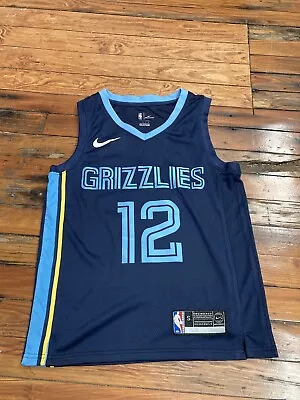 Memphis Grizzlies Ja Morant 12 Nike Aeroswiet Jersey Size Youth Small NBA • $19.99