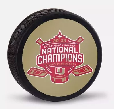 2024 Ncaa Frozen Four Collector Hockey Puck Congratulations University Of Denver • $14.89