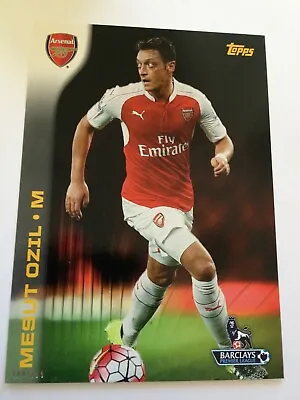 2015-16 Topps Premier Soccer Edition 5x7 Mesut Ozil 13 Arsenal #'d 10/199 • $2.99