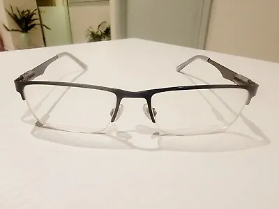 Lovely QUIKSILVER QS 48 Half-Rim Eyeglasses Frames Colour Black/Clear Grey • £15
