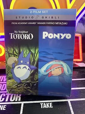 Studio Ghibli- My Neighbor Totoro / Ponyo - Double Feature (BLU-RAY) Sealed • $24.73