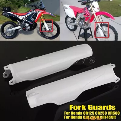 Fork Guards Dust Cover Protector For CR125 CR250 CR500 CRF450R CRF250X Dirt Bike • $24.99