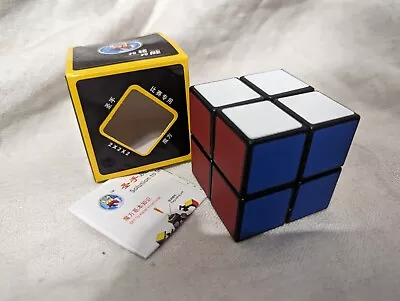 Shengshou Magic Cube 2x2 Ultra-smooth Professional Speed Puzzle Twist 50mm Black • $2.99