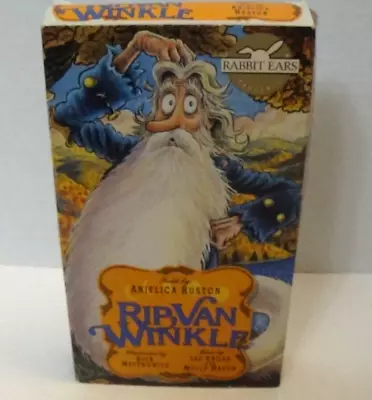 Rip Van Winkle VHS (Angelica Huston) (1992 Rabbit Ears Home Video) (tested) • $3