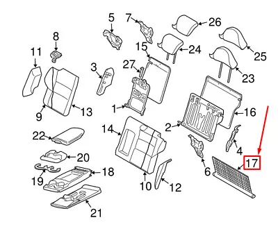 Oem Volvo V50 Rear Cargo Safety Net 39854034 Genuine • $220.50