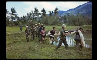 Vietnam War Marines Capture Viet Cong PHOTO Prisoners An Lao Valley USMC 67 • $4.28