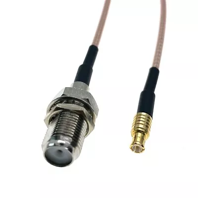 RG316 F Female Jack Bulkhead To MCX Male Plug Crimp RF Coaxial Connector Cable • $3.71