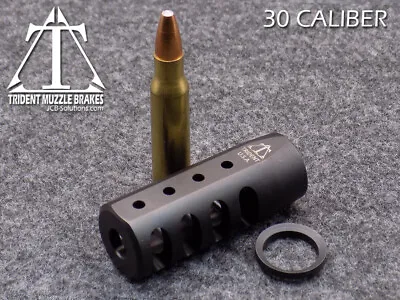 5/8x24 308 Nitride Finish Muzzle Brake With Crush Washer. Made In The U.S.A. • $39.95