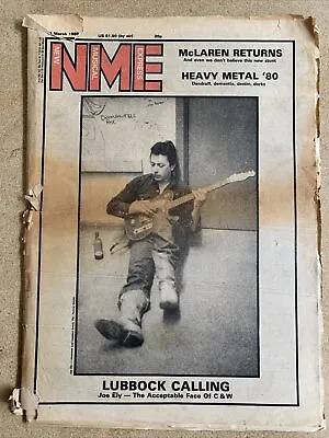 New Musical Express NME 1 March 1980 Joe Ely Malcom McLaren JOHN FOXX Magazine • £10