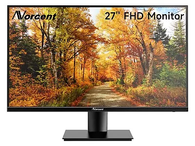 Norcent 27 Inch Monitor For Home And Business Full HD 1080P LED Display HDMI VGA • $109.99