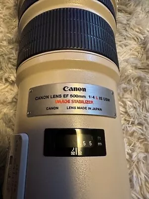 Canon EF 500mm F/4 L IS USM Lens • $596.92