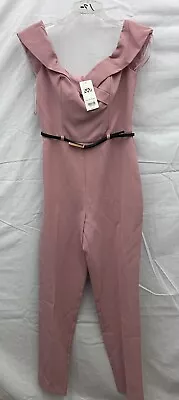 Women’s Miss Selfridge Pink Jumpsuit Uk 10 NWT RRP £49 • £17.99