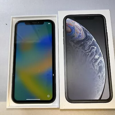 Apple IPhone XR - 128GB - Black  (Unlocked) A2105 (GSM) Working But Cracked Back • £10.50