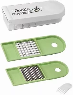 Vidalia Chop Wizard VOWR-2 Vegetable Chopper - Green • $29.99