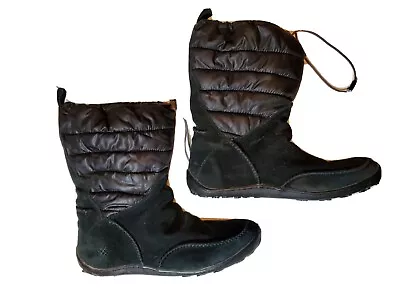 Columbia Winter Boots Womens 11 Black Minx Moccasin Waterproof BL1559-010 Read • $39.99